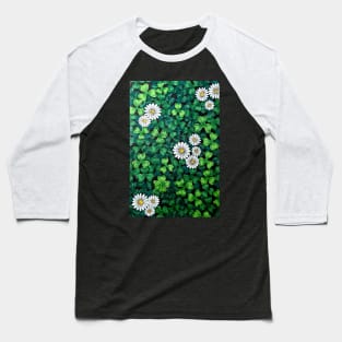 Clover Field + Daisies Baseball T-Shirt